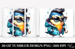 Cute Baby Bird with Cool Haircut | 20 oz Tumbler Product Image 1