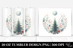 Simple Christmas Text Treatment, 20 Oz Tumbler Product Image 1