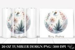 Simple Pastel Christmas Clipart, High-Res 20 Oz Tumbler Product Image 1