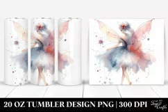 Watercolor Fairy Design | 20 oz Tumbler Product Image 1