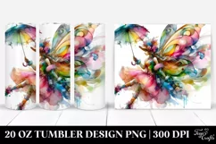 Fairy Playing Drawing | 20 oz Tumbler Product Image 1