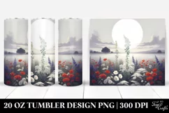 Simple Digital Painting with Nightshade | 20 oz Tumbler Product Image 1