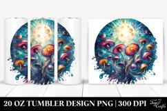 Magical Centered Mushroom Clipart Product Image 1