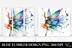 Fairy Dancing Drawing | 20 oz Tumbler Product Image 1