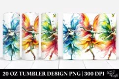 Fairy Dancing Drawing | 20 oz Tumbler Product Image 1