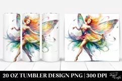 Fairy Dressed Drawing | 20 oz Tumbler Product Image 1