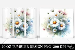 Colorful Daisy Design | 20 oz Tumbler Product Image 1
