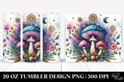 Vibrant Magical Mushroom Tarot Clipart Product Image 1