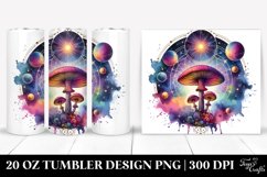Vibrant Magical Mushroom Tarot Clipart Product Image 1
