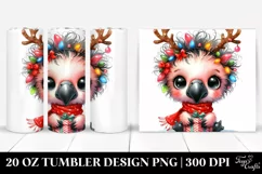 Enthusiastic Baby Flamingo PNG Product Image 1