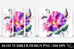 20 Oz Tumbler Sublimation | Shiny Sweet Pea Product Image 1