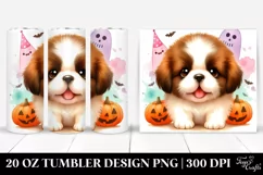 Halloween Saint Bernard Baby, Transparent PNG Product Image 1