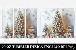Simple Christmas Tree with Gifts, 20 Oz Tumbler Product Image 1