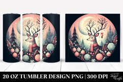 Colorful Holidays Reindeer, High-Res 20 Oz Tumbler Product Image 1