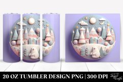 Pastel Polar Bear Christmas Clipart Product Image 1