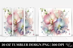 Glossy Sweet Pea Material Splash 20 Oz Tumbler Product Image 1