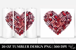 Valentines 20 Oz Tumbler Png Product Image 1