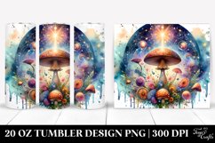 Vibrant Magical Mushroom Tarot Clipart Product Image 1