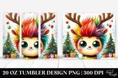 Winter Bee with Crazy Haircut, High-Res PNG Product Image 1