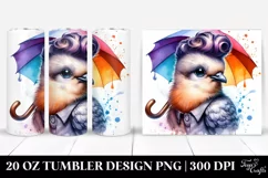 Posing Baby Dove | 20 oz Tumbler Product Image 1