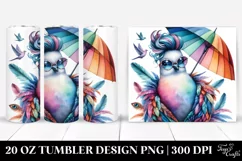 Posing Baby Dove | 20 oz Tumbler Product Image 1
