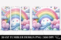 Colorful Pastel Rainbow | 20 Oz Tumbler Product Image 1