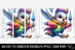 Baby Dove with Raincoat, Transparent PNG Product Image 1