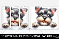 Cute Funny Miniature Schnauzer | 20 Oz Tumbler Product Image 1