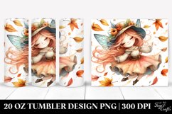 Colorful Fairy with Autumn Leaves | 20 oz Tumbler Product Image 1