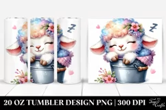 Colorful Baby Lamb | 20 Oz Tumbler Product Image 1