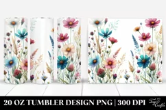 Colorful Wild Flowers | 20 Oz Tumbler Product Image 1