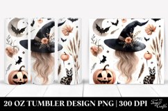 Simplistic Witch Halloween Tumbler 20 oz Product Image 1
