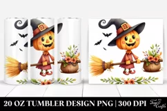 Funny Halloween Broom | 20 oz Tumbler Product Image 1