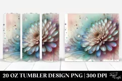 Abstract Chrysanthemum Art | 20 oz Tumbler Product Image 1