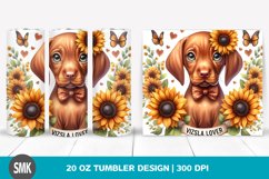 Watercolor Cute Baby Vizsla | 20 oz Tumbler Product Image 1