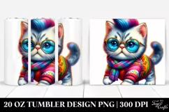 Goofy Baby Cat | 20 oz Tumbler Product Image 1