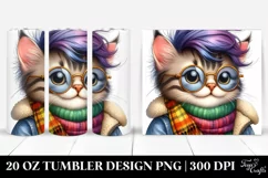 Goofy Baby Cat | 20 oz Tumbler Product Image 1