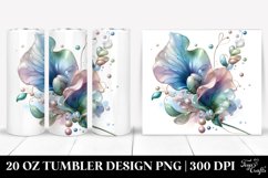 Shiny Sweet Pea Clipart, Transparent 20 Oz Tumbler Product Image 1