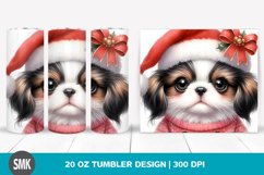 Watercolor Cute Baby Japanese Chin | 20 oz Tumbler Product Image 1