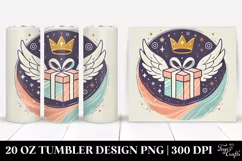 Colorful Gift Box Clipart Design, 20 Oz Tumbler Product Image 1