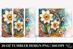 Wooden Stained Narcissus Frame 20 Oz Tumbler Product Image 1