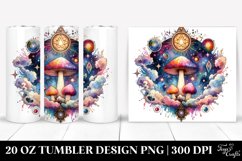 Vibrant Magical Mushroom Tarot Clipart Product Image 1