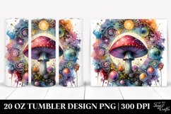 Vibrant Magical Mushroom Tarot Clipart Product Image 1
