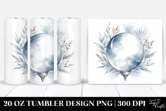 Washed Watercolor Crystal Ball | 20 oz Tumbler Product Image 1