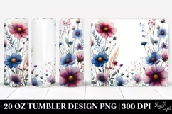 Bold Wild Flowers | 20 Oz Tumbler Product Image 1