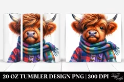 Happy Highlandcow | 20 oz Tumbler Product Image 1