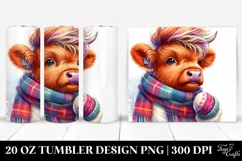 Happy Highlandcow | 20 oz Tumbler Product Image 1
