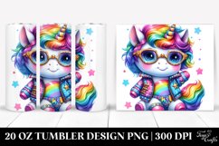 Cute Baby Unicorn 20 oz Tumbler Product Image 1