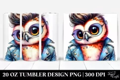 Funny Baby Owl | 20 oz Tumbler Product Image 1