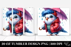 Expressive Dove Watercolor 20 Oz Tumbler Product Image 1